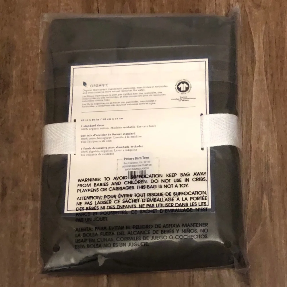 Pottery Barn Diamond Standard Sham Army Green NEW